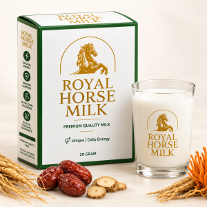 রয়্যাল হর্স মিল্ক পাউডার 🥛 — ১০টি স্যাশে